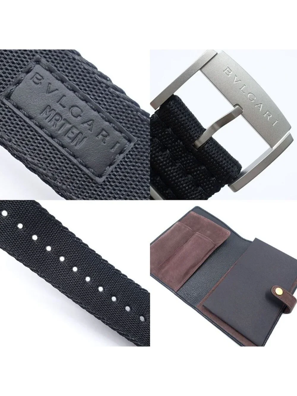 Bvlgari Watch Fragment 250 Pieces Black Support Fabric SS Automatic Winding